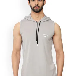 TQH Men Sando Hooded Neck Gym Vest-picture-22