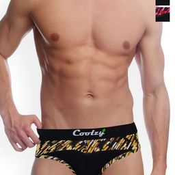 COOLZY Pack Of 3 Self DesignMid-Rise Briefs-24