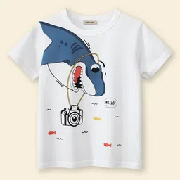 INCLUD Boys Printed Regular Fit T-shirt-image-9