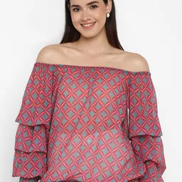 Taurus Floral Off-Shoulder Top-image-36