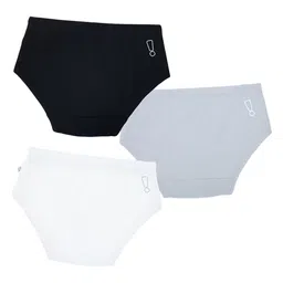 You Got Plan B Girls Pack Of 3 Cotton Mid-Rise Basic Briefs-image-65