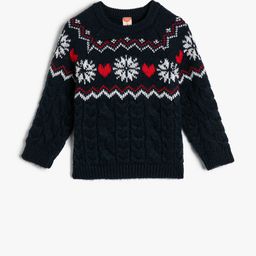 Koton Girls Floral Pullover-picture-24