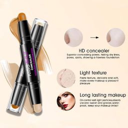Adbeni 2 In 1 Concealer, Highlighter & Contour Stick - Shade C image 5