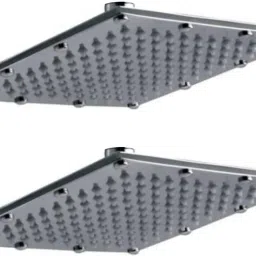 8x8 Inch Sandwich Rainfall Overhead Shower Without Arm - Set of 2 Pieces Shower Grab Bar-10