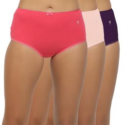 Shyygl Set of 3 High-Rise Hipster Briefs-image-72