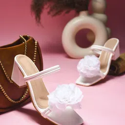 Froh Feet Women Embellished Block Sandals-41