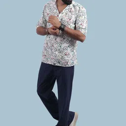 STITCH MONKEY Men Comfort Floral Opaque Printed Casual Shirt-image-68