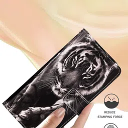 PEEPERLY Conversational Printed iPhone 16 Plus Flip Case Mobile Accessories image 3