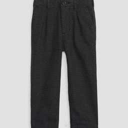 GAP Boys Checked Pure Cotton Single-Pleated Tapered-Fit Chinos-image-79