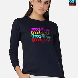Metronaut Women 2 Printed Bio Finish Applique T-shirt-picture-21