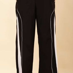 classi kaari Women Striped Black Track Pants-picture-16