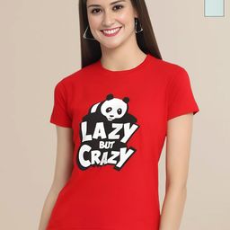 Mast & Harbour Women Typography 2 Printed Applique T-shirt-image-97