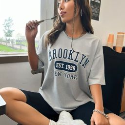 SZN Printed Cotton Short Sleeves Round Neck Oversized T-shirt-picture-30