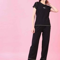 PRRODALITY Round Neck Pure Cotton T-Shirt With Trousers-image-84