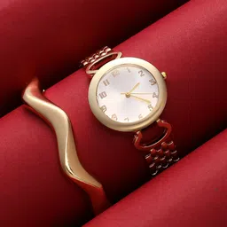 HAUTE SAUCE by Campus Sutra Women Set Of Byzantine Watch & Bracelet SSM25_HSWB5129-image-43
