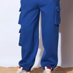 MASCLN SASSAFRAS Men Solid Oversized Mid Rise Joggers-image-74