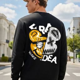 MaverIQ Men Round Neck Graphic Printed Sweatshirt-picture-40