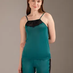Louis Bayrad Women Self Design Slip-On Night Suit-image-59