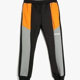 Koton Boys Colour-Blocked Joggers Track Pants-picture-16
