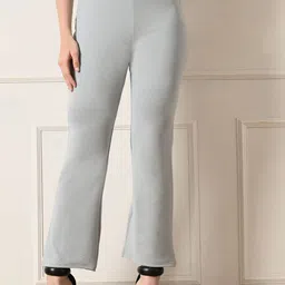 OWL MINK Women Slim Fit High-Rise Trousers-image-97