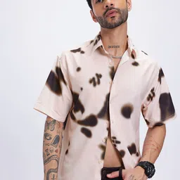 glitchez Tie & Dye Twist Relaxed Fit Shirt-image-23
