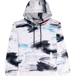 Status Quo Boys Abstract Printed Hood Cotton Pullover Sweatshirt-picture-17