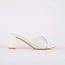 RUXBYPAYAL Textured Party Block Sandals image 4