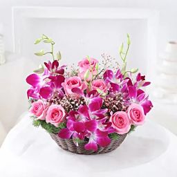 Basket of Orchid Elegance-image-96