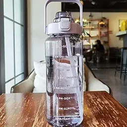 Deco Home Multicoloured Single Plastic Printed Water Bottle-image-57
