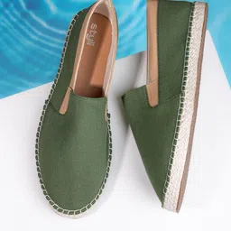 Styli Men Canvas Slip On Espadrilles-image-16