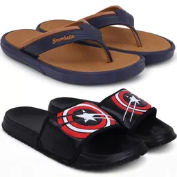 Pampy Angel Men Brown Flip Flops-image-35