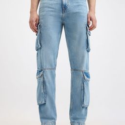 Pepe Jeans Men Straight Fit Cargos Trousers-image-68