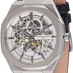 pierre cardin Men Dial & Leather Straps Analogue Multi Function Automatic Motion Powered Watch CF.1002.LB.1 image 4
