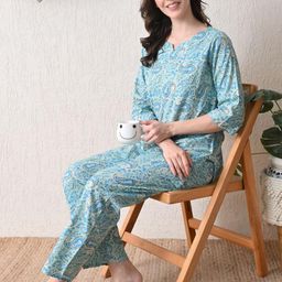 NUNCHII Women Printed Night suit-image-30