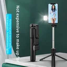 CHG Best sale R1s Wireless Selfie Stick Stand Remote Flash Light All SmartZ15 Tripod Ball Head-14