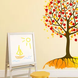 LANSTICK Yellow & Red Colorful Tree Wallsticker-image-54