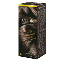 Cuticolor No Ammonia Hair Coloring Cream- 60 g- Dark Brown-39