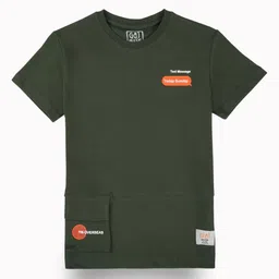 Gini and Jony Boys Typography Printed Applique T-shirt-image-95