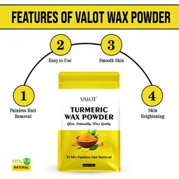 VALOT Turmeric Wax Powder - 120 g image 4