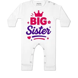 Arvesa Kids-Unisex White Cotton Rompers-picture-18