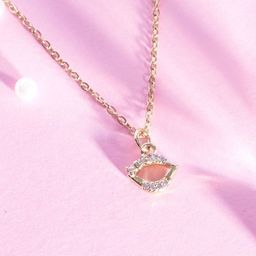 SALTY Stainless Steel Lover's Kiss Charm Pendant & Chain Jewellery Accessories-image-22