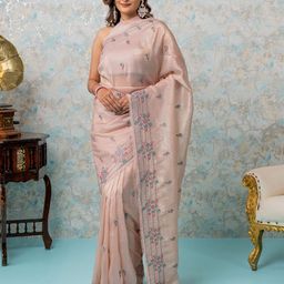 MIMOSA Floral Banarasi Saree-image-59