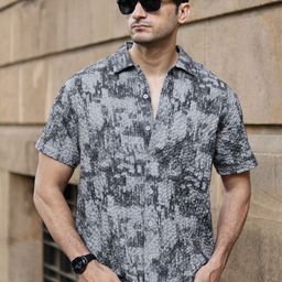 Powerlook Men Tartan Checks Opaque Printed Casual Shirt-image-30