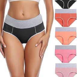Diving Deep Women Pack of 5 Cotton Hipster Briefs-picture-39