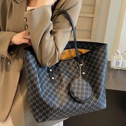 StyleCast PU Shopper Tote Bag with Applique-image-80