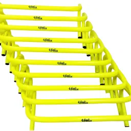 fitfix Hurdles for Field Training and Speed Coordination 9" Plastic Speed Hurdles image 3