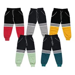 BAESD Kids Pack Of 5 Cotton Mid-Rise Joggers-picture-19