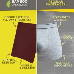 Heelium Pack Of 3 Mid-Rise Trunks DUP-P3-KEYHOLETRK-RED-S image 5