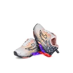 DRACKFOOT Boys Peach Printed Mesh Loafers-image-63