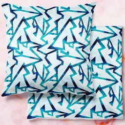 ArtzFolio Multicoloured Set of 2 Square Cushion Covers-4